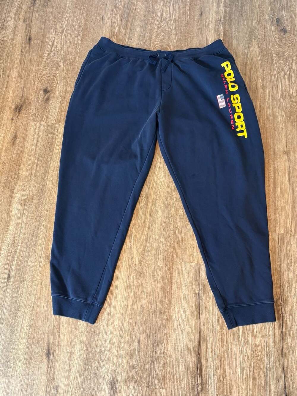 Polo Sport Ralph Lauren Navy Blue Spellout Fleece Jogger Sweatpants 3XLT